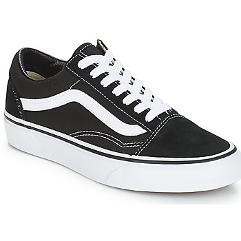 鞋子 球鞋基本款 Vans 范斯 OLD SKOOL 黑色 / 白色
