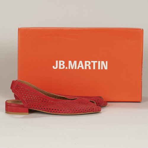 鞋子 女士 凉鞋 JB Martin LOUISEE Chevre / 天鹅绒 / 红色