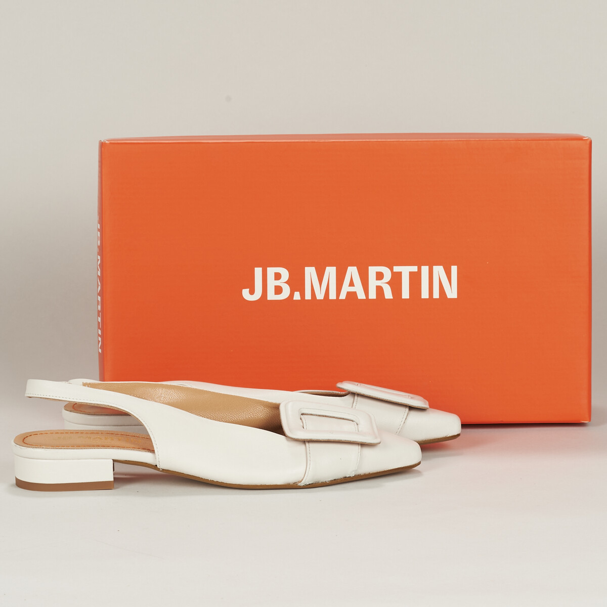 鞋子 女士 平底鞋 JB Martin VARIA Nappa / Craie