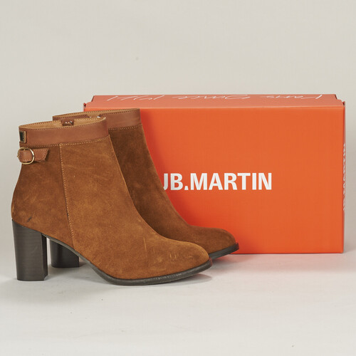鞋子 女士 短靴 JB Martin LOVE Croute / 天鹅绒 / 小牛皮 / 驼色