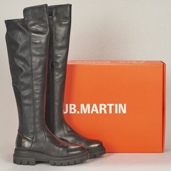 鞋子 女士 都市靴 JB Martin FELICIA Ch / 金属银 / 棕色 / 小牛皮 / 黑色