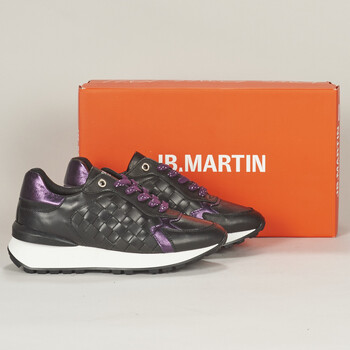鞋子 女士 球鞋基本款 JB Martin FORTE Mix / 黑色 / 金属银 / 紫罗兰