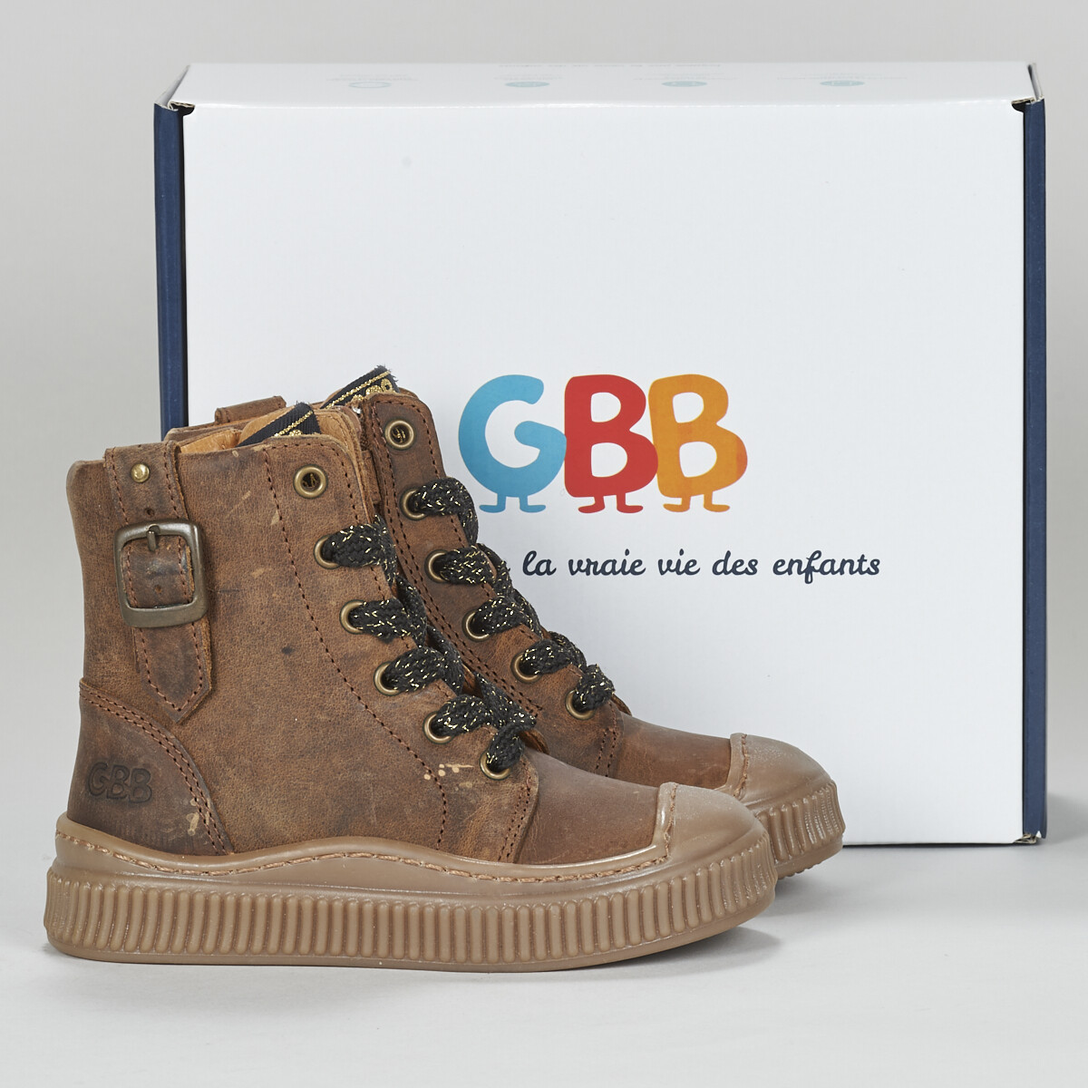 鞋子 女孩 短筒靴 GBB AI337-24-C-ECH 棕色