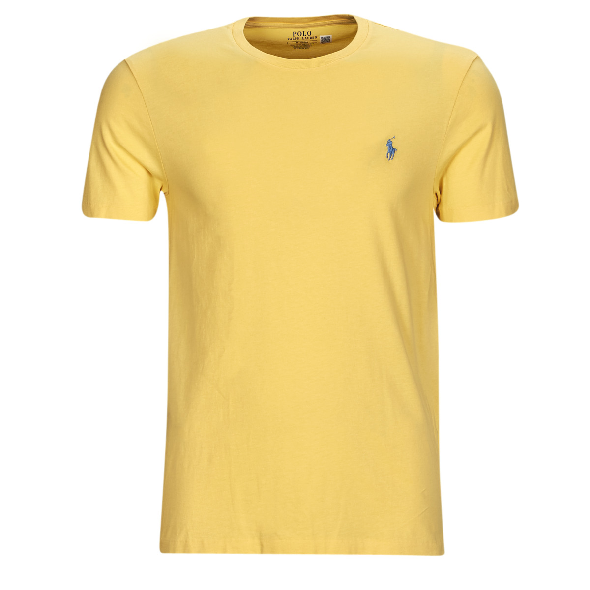 衣服 男士 短袖体恤 Polo Ralph Lauren T-SHIRT AJUSTE EN COTON 黄色