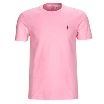 衣服 男士 短袖体恤 Polo Ralph Lauren T-SHIRT AJUSTE EN COTON 玫瑰色 / 粉色