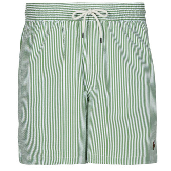 衣服 男士 男士泳裤 Polo Ralph Lauren MAILLOT DE BAIN A RAYURES EN SEERSUCKER 绿色 / 白色 / 绿色