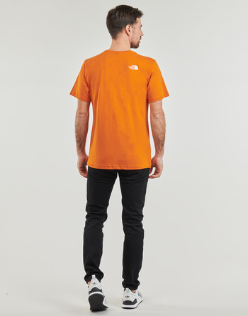 The North Face 北面 S/S EASY TEE 橙色