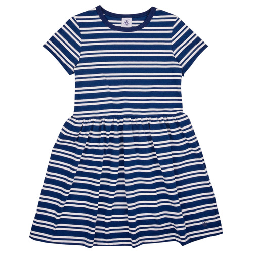 衣服 女孩 短裙 Petit Bateau 小帆船 MARILYN 海蓝色
