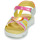 鞋子 女孩 凉鞋 Agatha Ruiz de la Prada 阿嘉莎·鲁兹·德 SANDALIA CORAZON 白色 / 多彩
