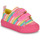 鞋子 女孩 球鞋基本款 Agatha Ruiz de la Prada 阿嘉莎·鲁兹·德 ZAPATO LONA RAYAS 玫瑰色 / 多彩