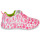 鞋子 女孩 球鞋基本款 Agatha Ruiz de la Prada 阿嘉莎·鲁兹·德 DEPORTIVO CORAZONES 白色 / 玫瑰色
