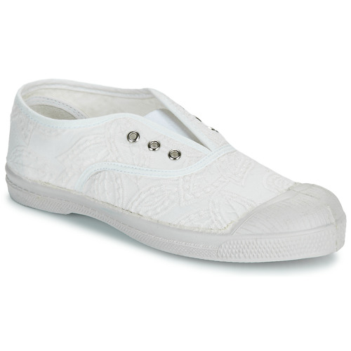 鞋子 女孩 球鞋基本款 Bensimon TENNIS ELLY BRODERIE ANGLAISE 白色