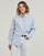 衣服 女士 衬衣/长袖衬衫 Calvin Klein Jeans WOVEN LABEL RELAXED SHIRT 蓝色