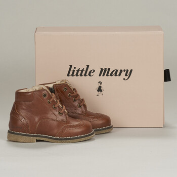 鞋子 儿童 短筒靴 Little Mary JANIE 棕色