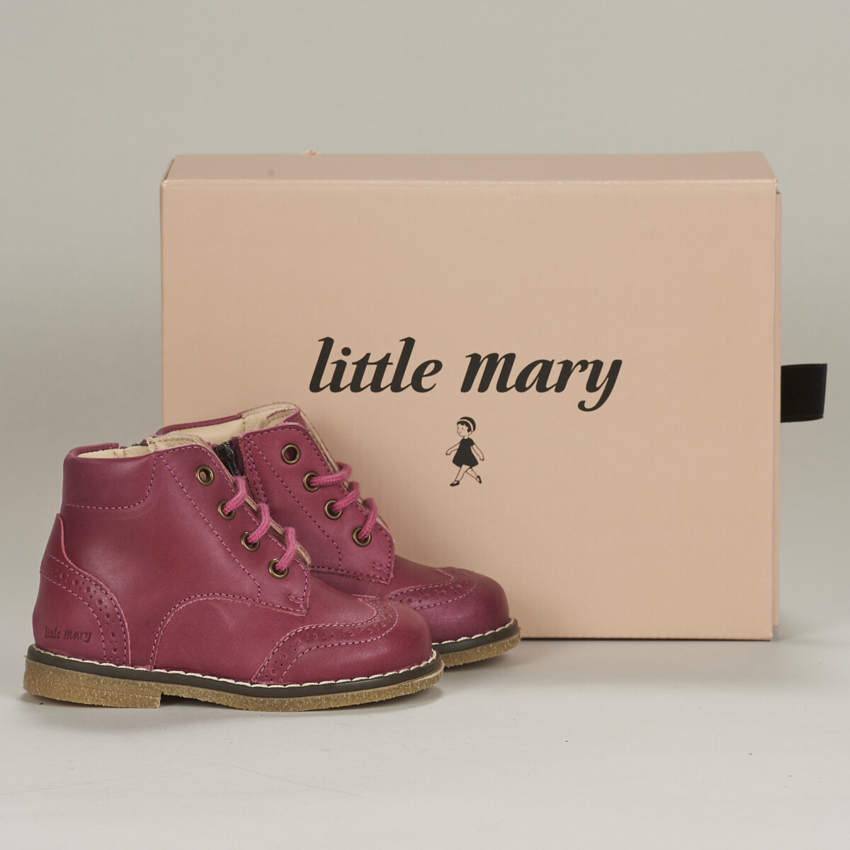 鞋子 儿童 短筒靴 Little Mary JANIE 玫瑰色
