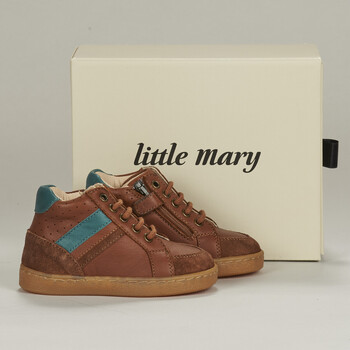 鞋子 男孩 短筒靴 Little Mary ANDREA 棕色