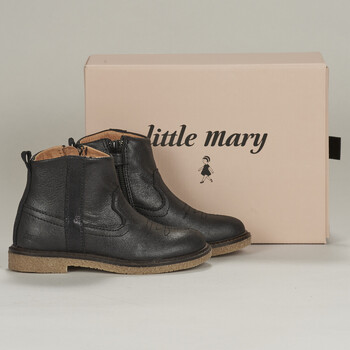 鞋子 女孩 短筒靴 Little Mary DELLA 黑色