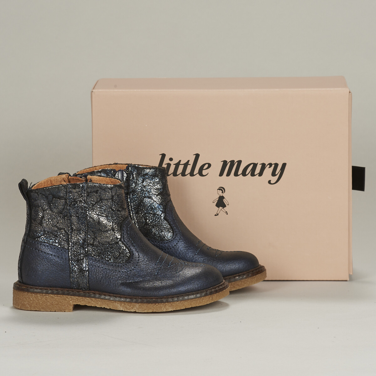 鞋子 女孩 短筒靴 Little Mary DELLA 蓝色
