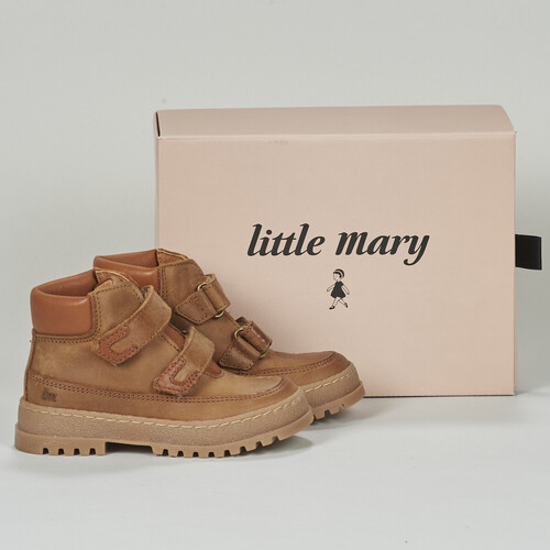 鞋子 男孩 短筒靴 Little Mary JAKE 棕色