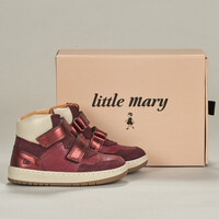 鞋子 女孩 高帮鞋 Little Mary  红色
