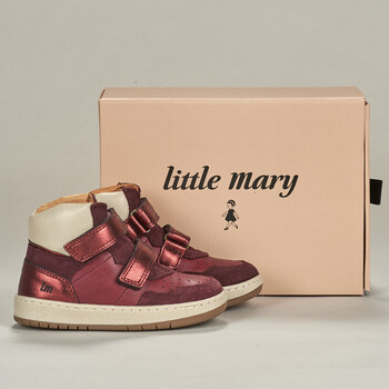 鞋子 女孩 高帮鞋 Little Mary  红色