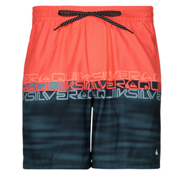 衣服 男士 男士泳裤 Quiksilver 极速骑板 EVERYDAY WORDBLOCK VOLLEY 17 蓝色 / 红色