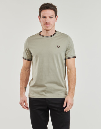 Fred Perry TWIN TIPPED T-SHIRT 灰色