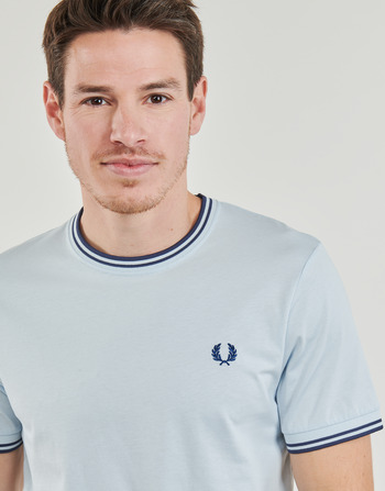 Fred Perry TWIN TIPPED T-SHIRT 蓝色 / 海蓝色