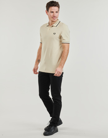 Fred Perry TWIN TIPPED FRED PERRY SHIRT 浅米色 / 黑色