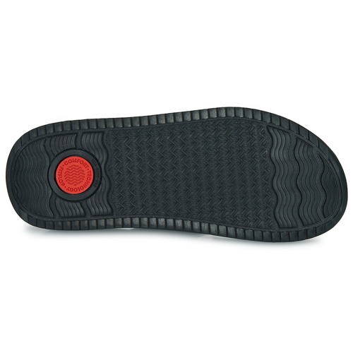 FitFlop Surff Two-Tone Webbing Toe-Post Sandals 黑色