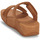 鞋子 女士 凉鞋 FitFlop Lulu Adjustable Leather Slides 棕色 / 驼色