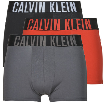 内衣 男士 拳击 Calvin Klein Jeans TRUNK 3PK X3 红色 / 黑色 / 灰色