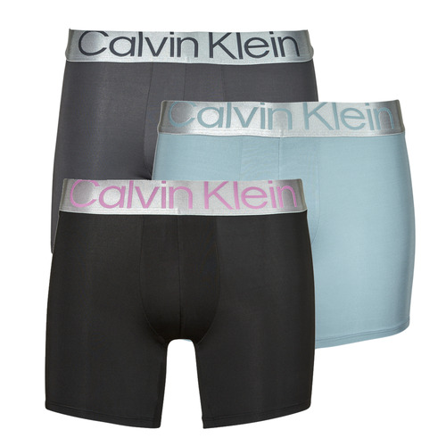 内衣 男士 拳击 Calvin Klein Jeans BOXER BRIEF 3PK X3 灰色 / 灰色 / 黑色