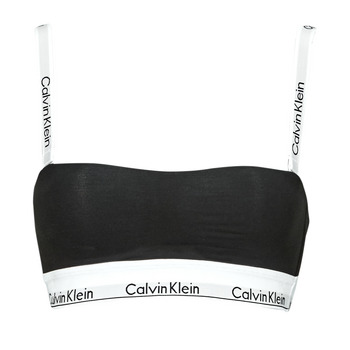 内衣 女士 胸衣 Calvin Klein Jeans LIGHTLY LINED BANDEAU 黑色