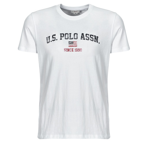 衣服 男士 短袖体恤 U.S Polo Assn. 美国马球协会 MICK 白色