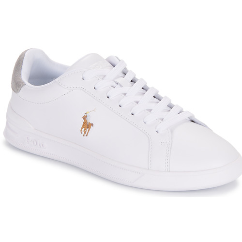 鞋子 球鞋基本款 Polo Ralph Lauren HRT CT II 白色 / 灰色