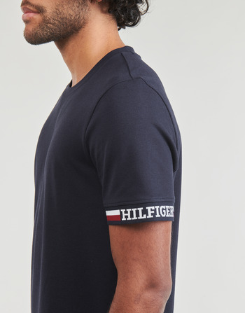 Tommy Hilfiger MONOTYPE BOLD GS TIPPING TEE 海蓝色