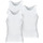 衣服 男士 无领短袖套衫/无袖T恤 Tommy Hilfiger 3P TANK TOP X3 白色