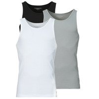 衣服 男士 无领短袖套衫/无袖T恤 Tommy Hilfiger 3P TANK TOP X3 黑色 / 白色 / 灰色