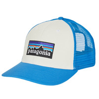 纺织配件 男士 鸭舌帽 Patagonia 巴塔哥尼亚 P-6 LOGO TRUCKER HAT 白色 / 蓝色