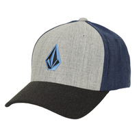 纺织配件 鸭舌帽 Volcom FULL STONE HTHR FLEXFIT HAT 灰色 / 蓝色 / 海蓝色