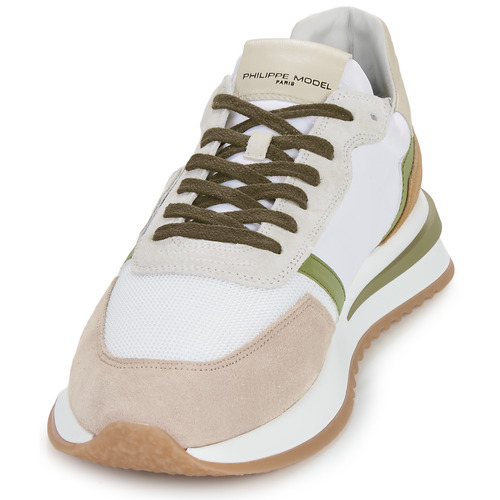 PHILIPPE MODEL TROPEZ 2.1 LOW MAN 白色 / 驼色 / 卡其色