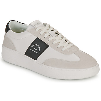 鞋子 男士 球鞋基本款 KARL LAGERFELD KOURT III Maison Band Lo Lace 白色 / 黑色