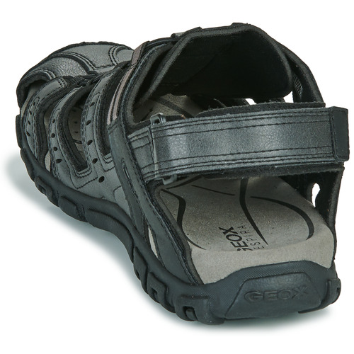 Geox 健乐士 UOMO SANDAL STRADA 黑色
