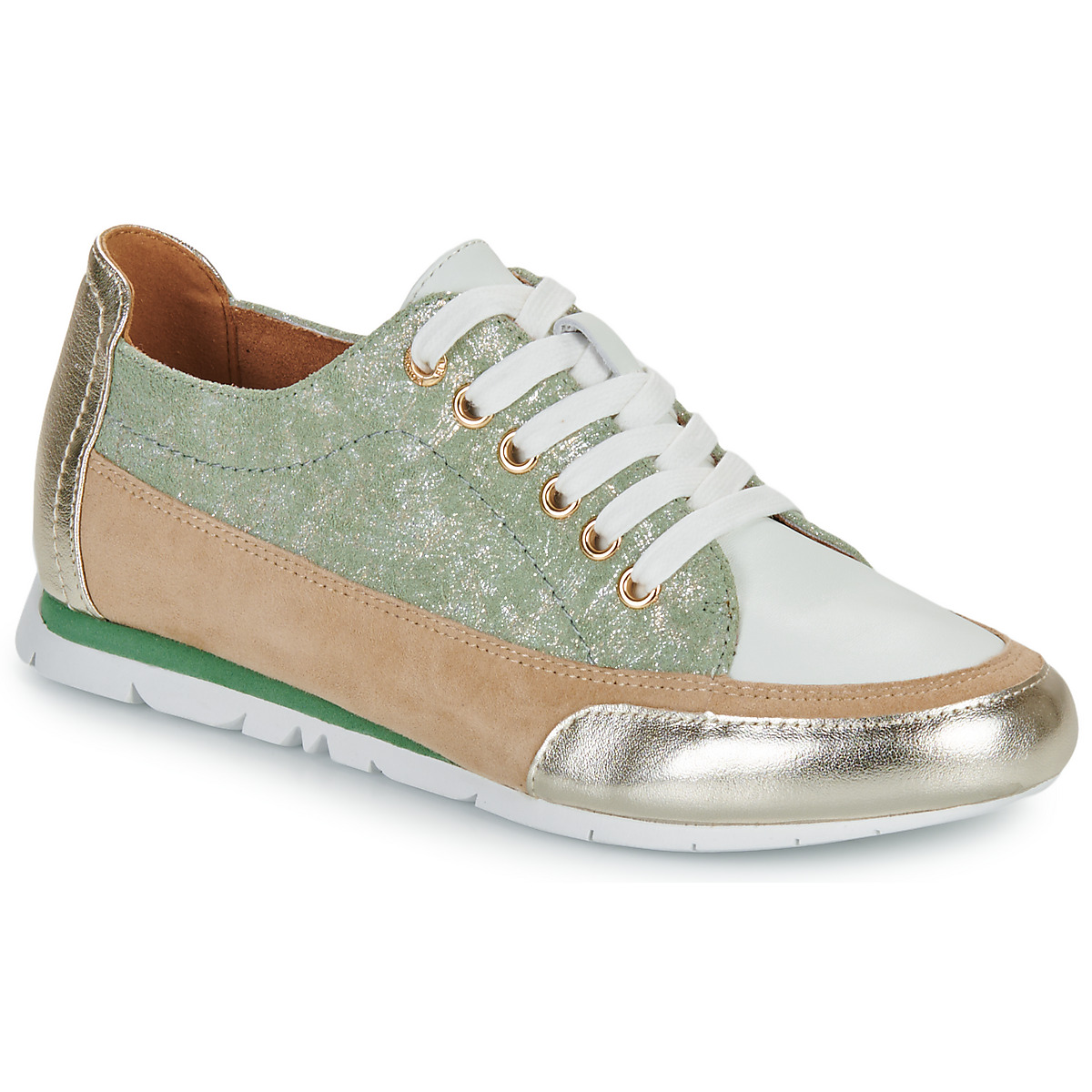 鞋子 女士 球鞋基本款 KARSTON CAMINO 金色 / 绿色