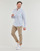 衣服 男士 长袖衬衫 Tommy Jeans TJM MAO STRIPE LINEN BLEND SHIRT 白色 / 蓝色