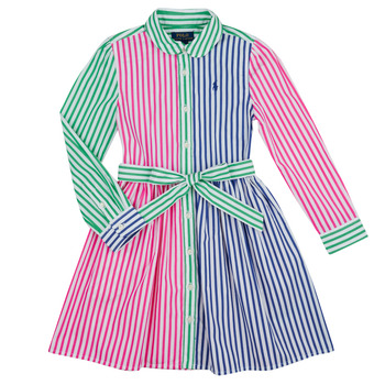 衣服 女孩 短裙 Polo Ralph Lauren JNMLTFNSDRSS-DRESSES-DAY DRESS 多彩