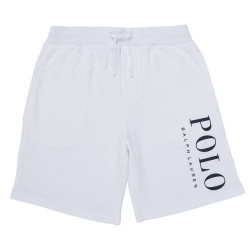 衣服 儿童 短裤&百慕大短裤 Polo Ralph Lauren PO SHORT-SHORTS-ATHLETIC 白色