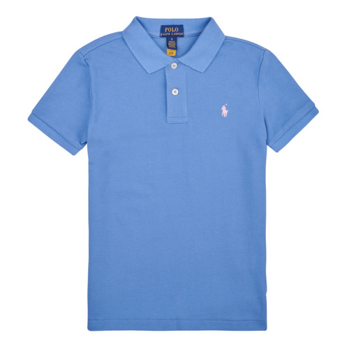 衣服 男孩 短袖保罗衫 Polo Ralph Lauren SS KC-TOPS-KNIT 蓝色
