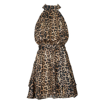 衣服 女士 短裙 Guess SL ROMANA FLARE Leopard